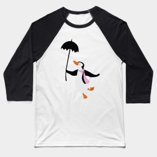 Mary Penguin Baseball T-Shirt